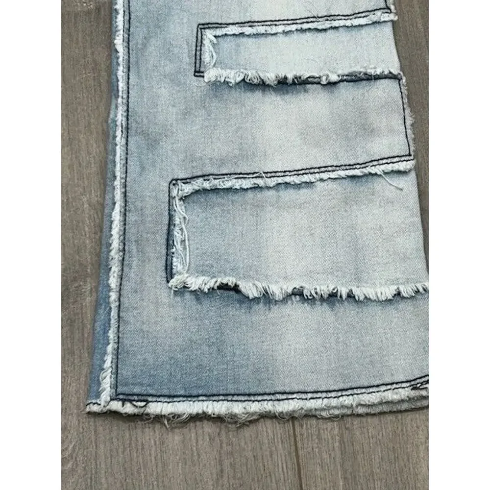 Rockstar Original Mens Stacked Flare Denim‎ Jeans Shake Blue 32 NWT Streetwear